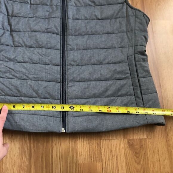 NWOT Gagliardi Gray Puffer Full Zip Vest Men’s SIZE MED - Picture 4 of 8